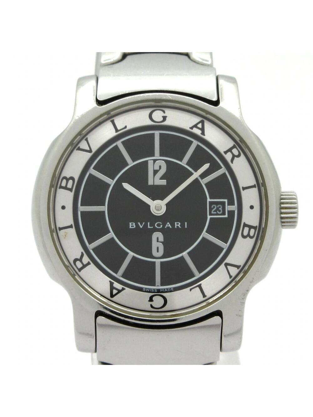 Bvlgari Solotempo St29S M***** Silver #363130B56B